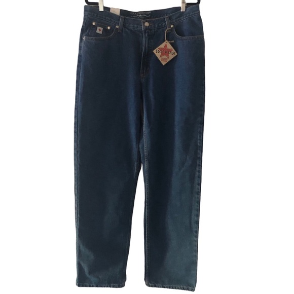 NWT Rockies Five Pocket Relaxed Jeans Size 34 - Picture 1 of 14